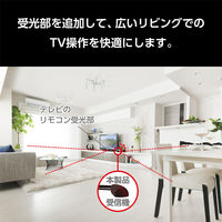 ナカバヤシ リモコン中継ケーブル MRE-01/BK 1個