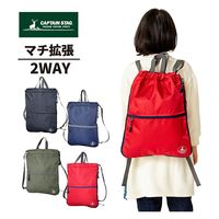 スワン CAPTAIN STAG ナップサック 1317 レッド 1個（直送品）