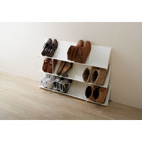 Like-it（ライクイット） シューズラック3段 ホワイト 4979625228983 1個