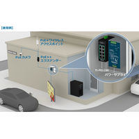 TRENDnet 産業用PoEスイッチングハブ af/at 100Mbps 8ポート コンパクト TI-PELC80 1台（直送品）