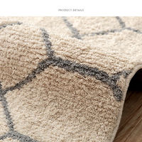 イケヒコ ポラロ 柄ラグ 2400×1900mm アイボリー 1340970142003 1枚（直送品）