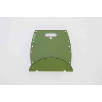 イケックス工業 アウトドアチェア 軽量 折りたたみ パタット PATATTO250+ オリーブ×ホワイト 415426 1個（直送品）