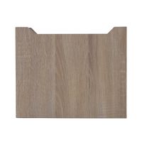 YAMAZEN 木目調 ファイルボックス 紙製 A4 ヨコ 取っ手付き 収納幅100mm NPF-1026(NA) 1セット(1個×3)