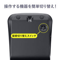 サンワサプライ 静音Bluetooth5.0 IR LEDマウス（3ボタン・薄型） MAーBIS3116BK 1個