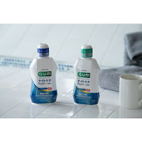 GUM（ガム）マウスウォッシュ ナイトケアリンス リフレッシュハーブタイプ ノンアルコール 450mL 1セット（2本） サンスター
