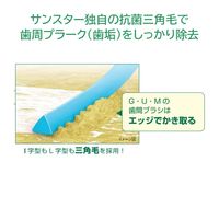 【日本歯科医師会推奨】 GUM（ガム）歯間ブラシ L字型 抗菌 サイズ S（3）細いタイプ 1セット（10本入×3個） サンスター