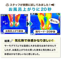 サンコー お風呂あがり全身爽快乗れる扇風機「のれせん2」 MATFANHWH 1台