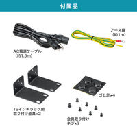 サンワサプライ  レイヤー2ギガビット対応PoEスイッチングハブ（16ポート） LAN-GIGAPOE1601（直送品）