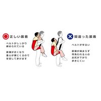 ハッピーおがわ おんぶ補助具 おんぶらっく(大人用)災害緊急避難介護用防災グッズ 0119 1個