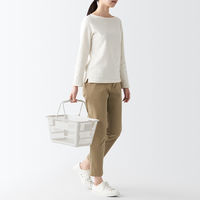 無印良品 ポリプロピレン 買い物かご 約幅３８．５×奥行２７×高さ２２ｃｍ 1セット（1個×10） 良品計画