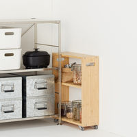 無印良品 竹材 スリムワゴン 小 良品計画