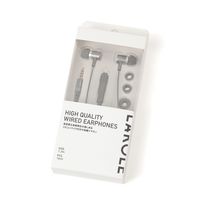 カナル型有線イヤホン チャコール LAKOLE/ラコレ