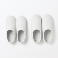 無印良品 ＥＶＡ 吊るせるやわらかバススリッパ Ｍ グレー 約２３．０‐２５．０ｃｍ 良品計画