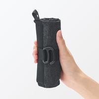 無印良品 ふうっとふくらむネッククッション ダークグレー 約３４×３３ｃｍ 良品計画