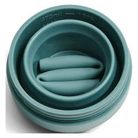 stojo タンブラー BIGGIE 470ml 持ち運び 蓋付き ストロー付き 折りたためる EUCALYPTUS 422673 1個（直送品）