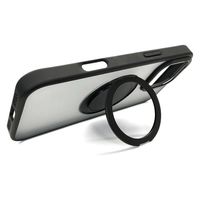 エアージェイ iphone16promax用 スタンドリング付背面ケース BK AC-P24PX-MRS 1個（直送品）