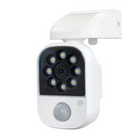 大進 充電 センサーライト アラーム 屋外 LED 防雨 DLC-2T100AR 1セット（1台×2）（直送品）