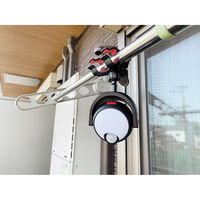 大進 充電式 センサーライト クリップ 人感 屋外 防雨 電池 防犯 DLC-N600C 1セット（1台×2）（直送品）