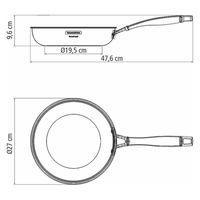 TRAMONTINA フライパン 26cm 2.20L 62155/260 1本（直送品）