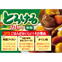 とろけるカレー 中辛 144g 3個 エスビー食品 カレールウ
