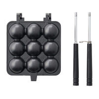 LOGOS ホットサンドパン＆たこ焼きボールメーカー セット LOGOS/ロゴス