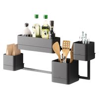 アントレックス Umbra キュービコ ウォールプランター 幅230×奥行210×高さ420mm ブラック 21018767040 1個（直送品）