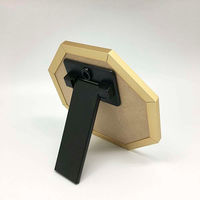 パラデック スタンド&ウォールミラー 八角形ミラー SSサイズ 15×15cm オクタム ゴールド 450685 1個（直送品）