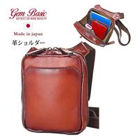 スワン GEM BASIC 牛革シャドー 縦ショルダー 1513 ブラウン 1個（直送品）