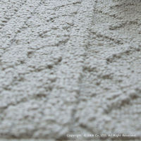 オカ　アラン　キッチンマット　45×120cm　　グレー　72862　1枚（直送品）