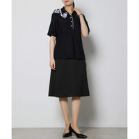 ボンマックス ポロニット ブラック 21号 AD8812 AD8812-16-21G 1着（直送品）