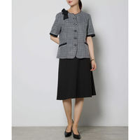 ボンマックス オーバーブラウス モノトーン 17号 AJ0862 AJ0862-30-17G 1着（直送品）