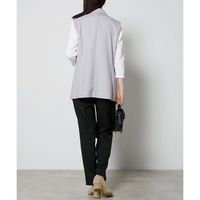 ボンマックス ロングベスト ライトグレイ M AO5803 AO5803-2-M 1着（直送品）