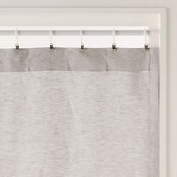 無印良品 麻平織ノンプリーツカーテン 幅１００×丈１７８ｃｍ用 オフ白 1セット（1枚×2） 良品計画