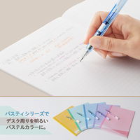 【アウトレット】【Goエシカル】訳あり プラス ノート パスティ セミB5 6.5mm罫線 30枚 ブルー 77202 1セット（5冊）