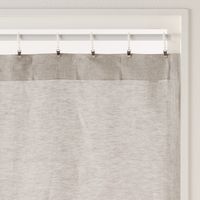 無印良品 麻平織ノンプリーツカーテン 幅１００×丈１７８ｃｍ用 ライトベージュ 1セット（1枚×2） 良品計画