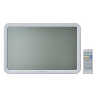 ザラージ　リモコン付き　幅394×奥行30×高さ260ｍｍ　ライトグレー DTCー002ーLG