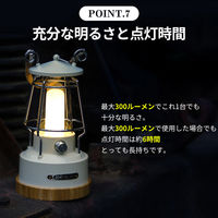 KAEI 充電式ランタン KO330 アウトドア 災害備蓄 キャンプ 1台（直送品）