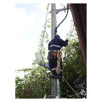 コヤナギ HWー01 フルハーネス対応 レインジャケット 高所作業向け チャコール 4L 1着（直送品）