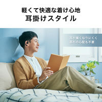 オーディオテクニカ ワイヤレスオープンイヤーイヤホン 耳をふさがない Bluetooth ATHーAC5TW ブラック 1個