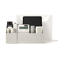 吉川国工業所 持ち運びができる収納ボックス インナーオーガナイザーS・L付き ピンク MBー02_P 1セット（1個×3）