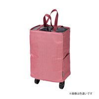 レップ ショッピングカート 折りたたみハンディトートカート 保冷保温 30L ストライプ ブルー 1台