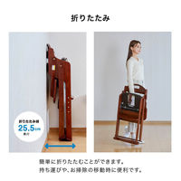 カトージ 木製ワイドハイチェア ステップ切り替え(ブラウン) 22419 1台（直送品）