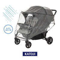 カトージ 4人乗りベビーカー(ブラック) 41465 1台（直送品）