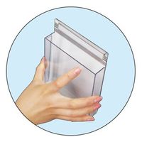 常磐精工 ポスター用スタンド看板マグネジ パンフレットケース付 A1ロウ片面ホワイト(屋内用) アームキャスターセット 1台（直送品）