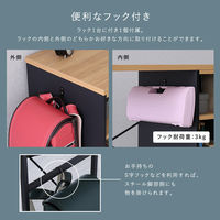 ホームテイスト ヴィンテージ ツインデスク 幅900×奥行450×高さ740mm(1台あたり) シャビーオーク TWV-9090 1セット（直送品）