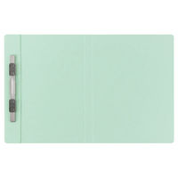 プラス 2つ折りフラットファイル A5 ブルー 79695 5冊（わけあり品）