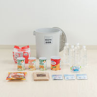 JEJアステージ　座れるフタ付バケツ15　ライトグレー　　1個