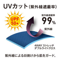 コーコス信岡 ストレッチ半袖ブルゾン L チャコール A-7060 1着（直送品）