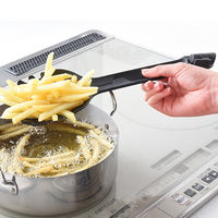 アーネスト トング 穴あき すくえる ブラック ベルフィーナ Aー77438 1個