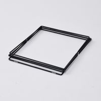 YAMAZEN 【荷物入れ】メッシュバスケット ハイタイプ M 折りたたみ 収納ボックス HTB-MH(BK) 1個